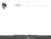 Tablet Screenshot of dataconsec.com